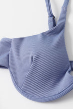 Load image into Gallery viewer, Ribbed High Cut Three-Piece Swim Set