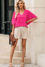 Load image into Gallery viewer, V-Neck Cloak Sleeve Blouse