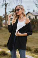 Load image into Gallery viewer, Open Front Long Sleeve Cardigan