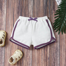 Load image into Gallery viewer, Kids Quarter Button T-Shirt and Drawstring Waist Shorts Set