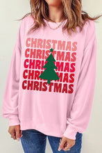 Load image into Gallery viewer, CHRISTMAS Round Neck Dropped Shoulder Sweatshirt
