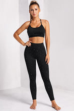 Load image into Gallery viewer, Cheetah Print Sport Bra Legging Set