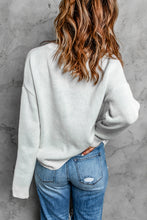 Load image into Gallery viewer, Skull Graphic Drop Shoulder Sweater