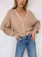 Load image into Gallery viewer, V-Neck Button Down Cardigan