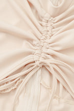 Load image into Gallery viewer, Zip Up Cutout Drawstring Detail Dress