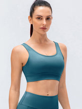Load image into Gallery viewer, Scoop Neck Padded Sports Bra