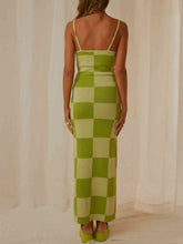 Load image into Gallery viewer, Spaghetti Strap Maxi Sweater Dress