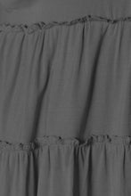 Load image into Gallery viewer, Double Take Half Button Long Sleeve Ruffle Hem Blouse