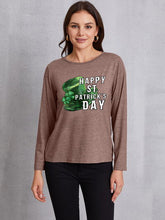 Load image into Gallery viewer, HAPPY ST. PATRICK'S DAY Round Neck T-Shirt