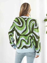 Load image into Gallery viewer, Round Neck Dropped Shoulder Sweater