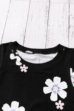 Load image into Gallery viewer, Printed Side Slit Round Neck Tank