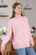 Load image into Gallery viewer, Turtle Neck Raglan Sleeve Sweater