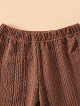 Load image into Gallery viewer, Kids Cable-Knit Print Pullover and Pants Set