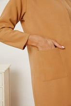 Load image into Gallery viewer, Open Front Pocketed Long Sleeve Coat