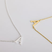 Load image into Gallery viewer, Copper Letter Pendant Necklace