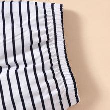 Load image into Gallery viewer, Baby Elephant Graphic Top and Striped Pants Set