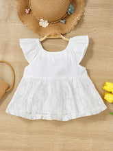 Load image into Gallery viewer, Spliced Lace Round Neck Dress