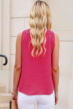 Load image into Gallery viewer, Knot Detail V-Neck Tank
