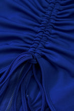 Load image into Gallery viewer, Zip Up Cutout Drawstring Detail Dress