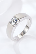 Load image into Gallery viewer, 925 Sterling Silver I Carat Moissanite Ring