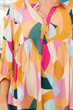 Load image into Gallery viewer, Heathered Collared Neck Long Sleeve Blouse