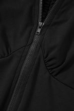 Load image into Gallery viewer, Zip Up Cutout Drawstring Detail Dress
