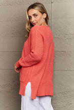 Load image into Gallery viewer, Zenana Bright & Cozy Full Size Waffle Knit Cardigan
