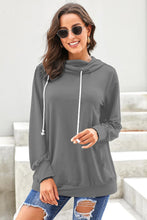 Load image into Gallery viewer, Long Sleeve Tunic Hoodie