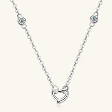 Load image into Gallery viewer, Moissanite 925 Sterling Silver Heart Necklace