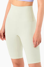 Load image into Gallery viewer, Breathable High-Rise Wide Waistband Biker Shorts