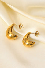Load image into Gallery viewer, Stainless Steel C-Hoop Earrings