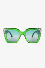Load image into Gallery viewer, Inlaid Rhinestone Polycarbonate Sunglasses