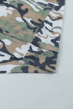 Load image into Gallery viewer, Camouflage Sequin Drawstring Hoodie