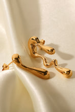 Load image into Gallery viewer, 18K Gold Plated Geometric Mismatched Earrings