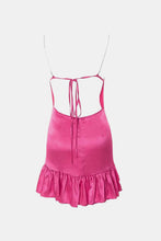 Load image into Gallery viewer, Tie Back Ruffle Hem Dress