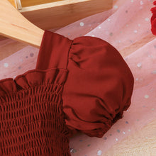 Load image into Gallery viewer, Baby Girl Floral Frill Trim Square Neck Smocked Dress