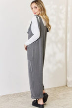 Load image into Gallery viewer, Celeste Full Size Ribbed Tie Shoulder Sleeveless Ankle Overalls