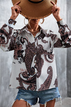 Load image into Gallery viewer, Printed Button Down Long Sleeve Shirt