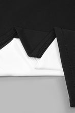 Load image into Gallery viewer, Two-Tone Strapless Cutout Bow Detail Dress