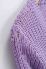 Load image into Gallery viewer, Button Down Long Sleeve Cropped Cardigan