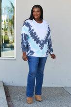 Load image into Gallery viewer, Sew In Love Full Size Tie-Dye Side Slit Sweatshirt