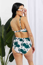 Load image into Gallery viewer, Marina West Swim Take A Dip Twist High-Rise Bikini in Forest