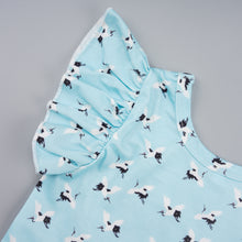 Load image into Gallery viewer, Printed Round Neck Bow Detail Bodysuit