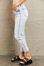 Load image into Gallery viewer, BAYEAS Mid Rise Acid Wash Skinny Jeans