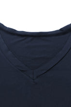 Load image into Gallery viewer, Plus Size V-Neck Slit Top and Pants Set