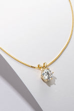 Load image into Gallery viewer, 925 Sterling Silver 1 Carat Moissanite Pendant Necklace