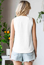 Load image into Gallery viewer, Knot Detail V-Neck Tank