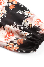 Load image into Gallery viewer, Floral Tied Balloon Sleeve Dress