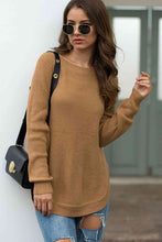 Load image into Gallery viewer, Round Neck Ribbed Knit Top