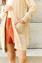 Load image into Gallery viewer, HEYSON Breezy Days Full Size Open Front Sweater Cardigan